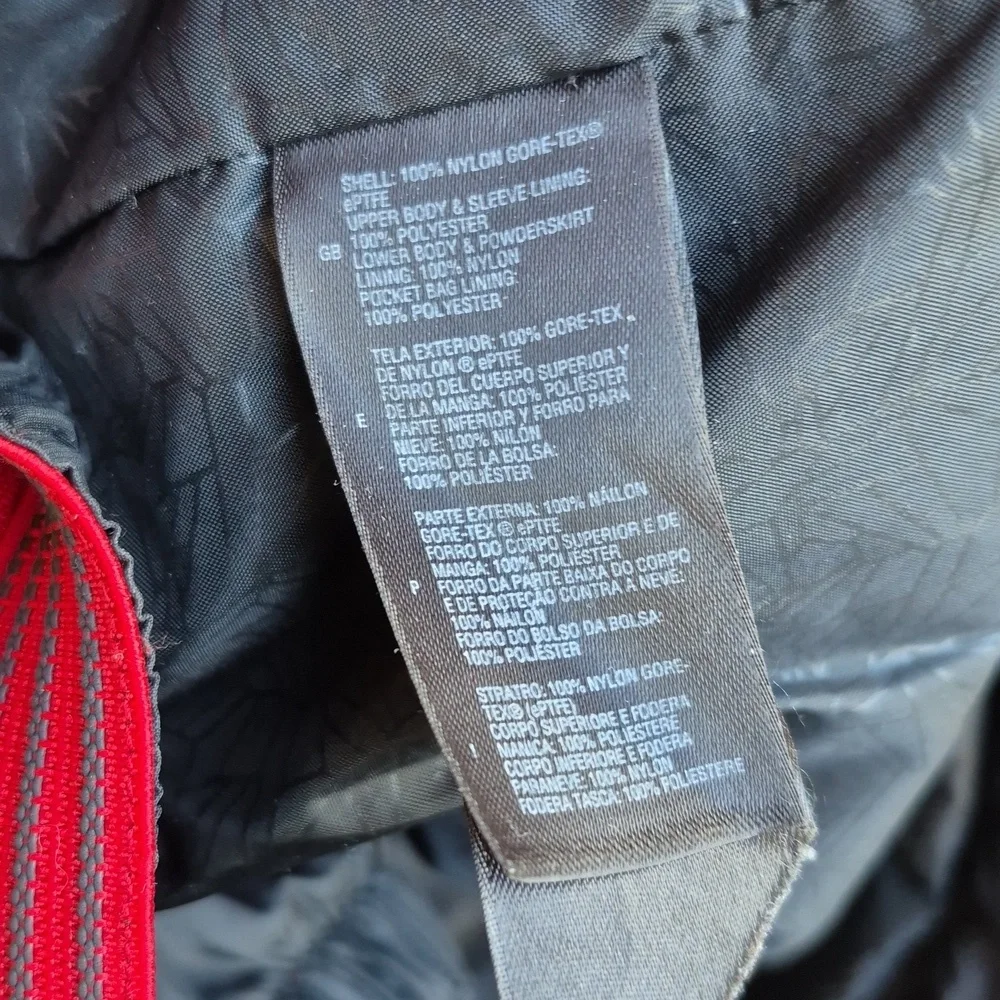 THE‎ NORTH FACE Black Grey Summit Series RECCO Gore Tex Shell Mens Sz M Jacket